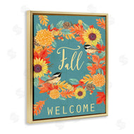 Andrea Tachiera | Fall Welcome Autumn Harvest Wreath
