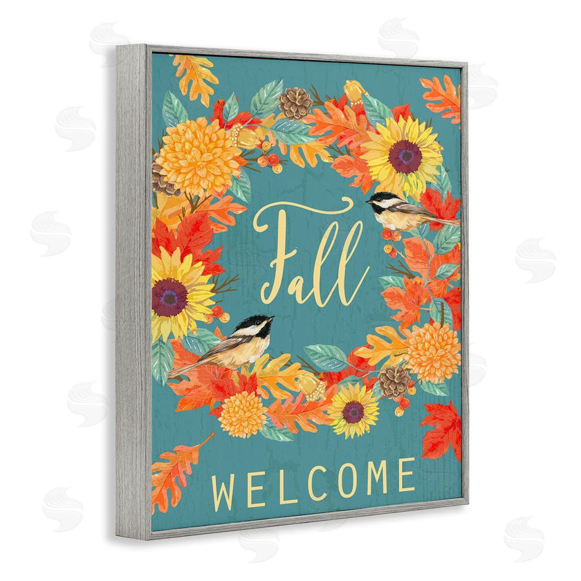 Andrea Tachiera | Fall Welcome Autumn Harvest Wreath