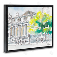 Mark Higden | Classic City Architecture Watercolor Landscape
