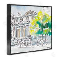Mark Higden | Classic City Architecture Watercolor Landscape