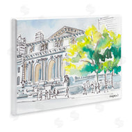 Mark Higden | Classic City Architecture Watercolor Landscape