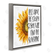 Patricia Pinto | Rise Above Storm Sunflower Floral