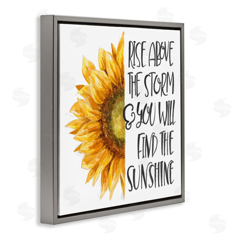 Patricia Pinto | Rise Above Storm Sunflower Floral