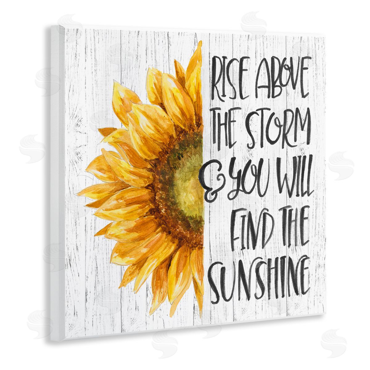 Find Sunshine Motivational Sunflower Wood Plaque Wall Art, Home Decor by Patricia Pinto