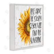 Patricia Pinto | Find Sunshine Motivational Sunflower
