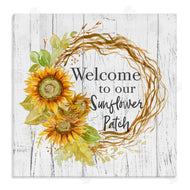 Patricia Pinto | Welcome Rustic Floral Wreath