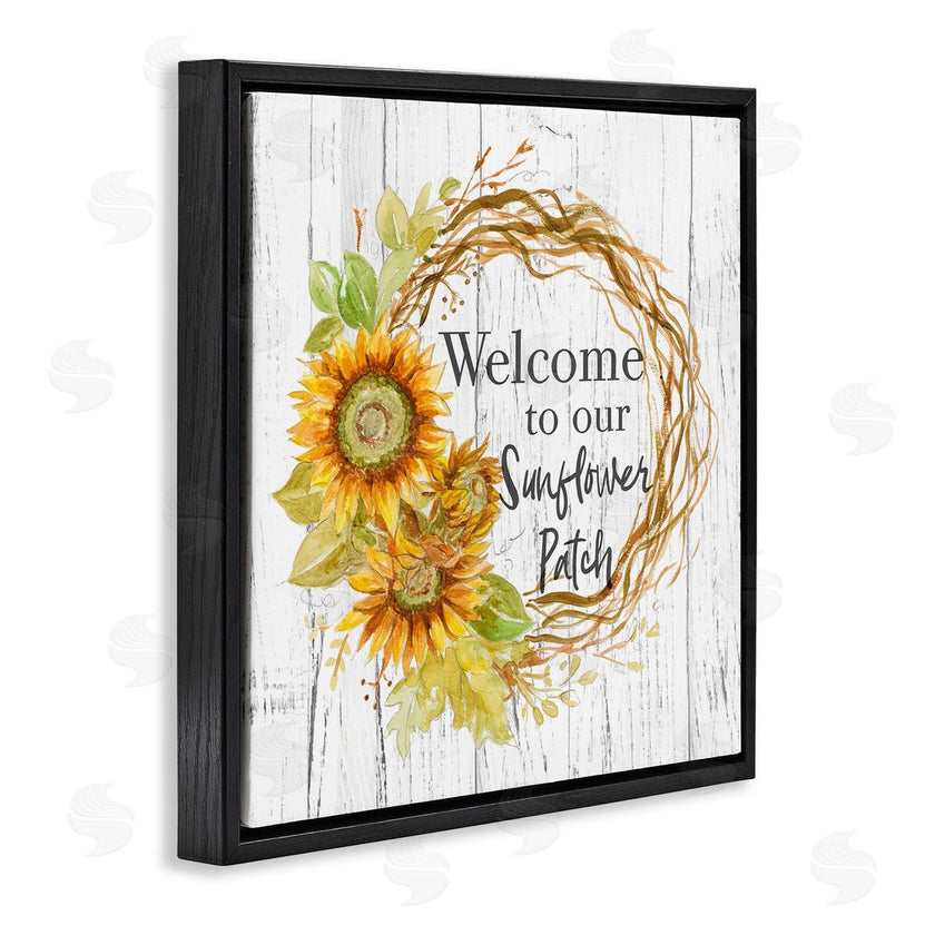 Patricia Pinto | Welcome Rustic Floral Wreath