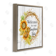 Patricia Pinto | Welcome Rustic Floral Wreath