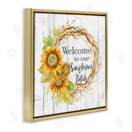 Patricia Pinto | Welcome Rustic Floral Wreath