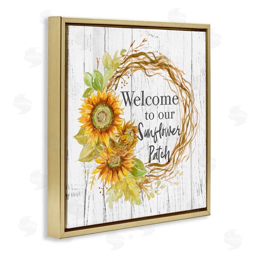 Patricia Pinto | Welcome Rustic Floral Wreath