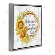 Patricia Pinto | Welcome Rustic Floral Wreath