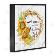 Patricia Pinto | Welcome Rustic Floral Wreath