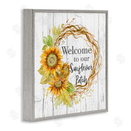 Patricia Pinto | Welcome Rustic Floral Wreath