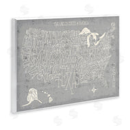 Michael Mullan | Distressed US Map Typography