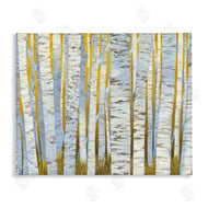 Katherine Lovell | Birch Tree Forest Golden Grass