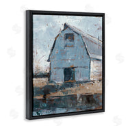 Ethan Harper | Abstract Distressed White Barn