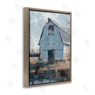 Ethan Harper | Abstract Distressed White Barn