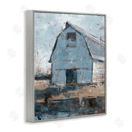 Ethan Harper | Abstract Distressed White Barn