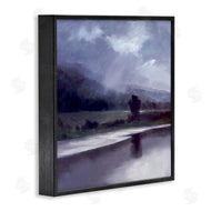 Sheila Finch | Storm Clouds Abstract Landscape