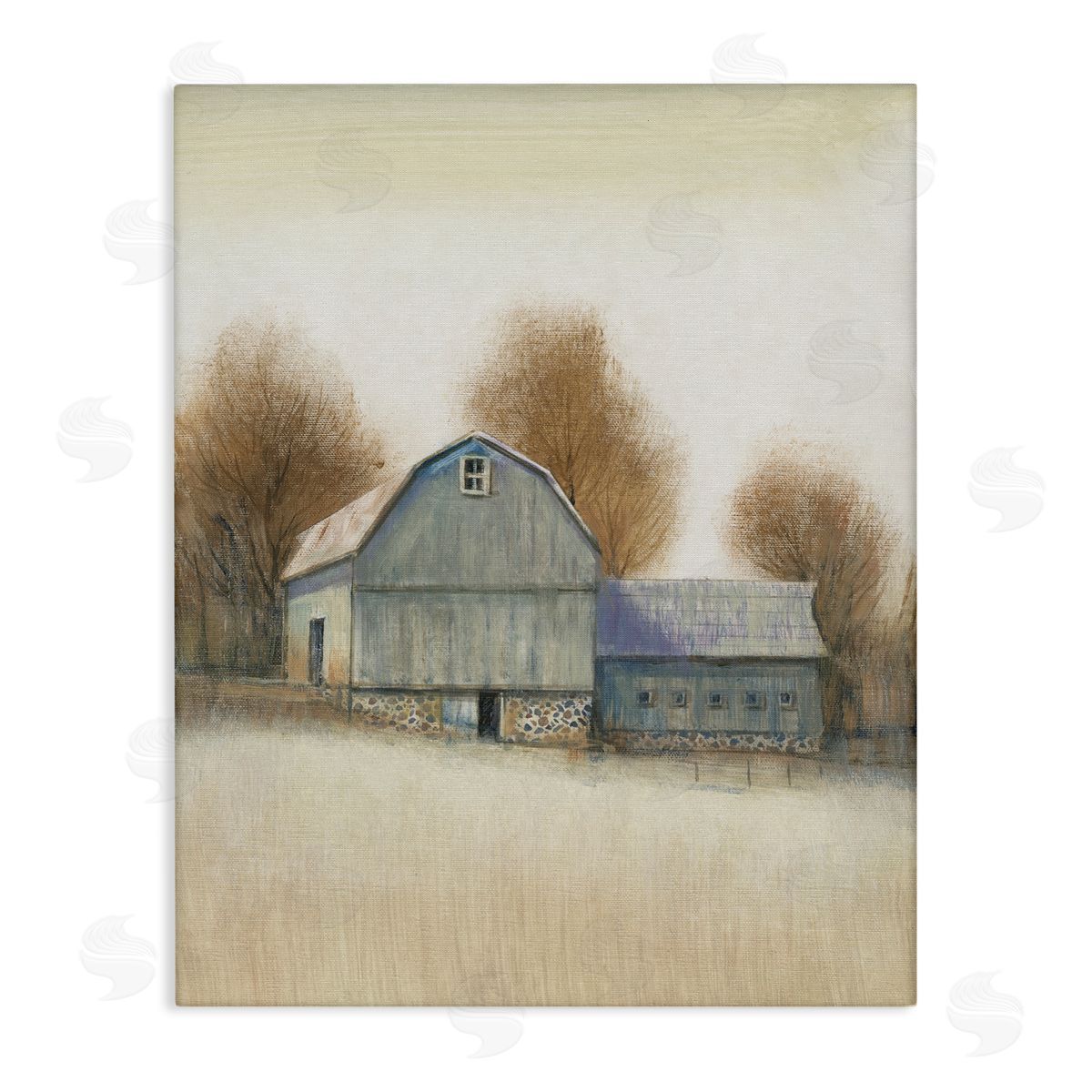 Tim O'Toole Vintage Barn Autumn Tones Canvas Wall Art