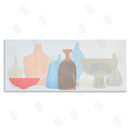 Rob Delamater | Abstract Pottery Soft Pink Blue