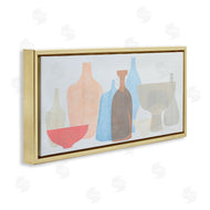 Rob Delamater | Abstract Pottery Soft Pink Blue