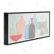 Rob Delamater | Abstract Pottery Soft Pink Blue