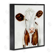 Victoria Barnes | Farm Cow Neutral Watercolor