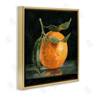 Emma Caroline | Orange with Stem on Black