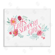 Grace Popp | Girls Support Girls Pink Florals