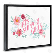 Grace Popp | Girls Support Girls Pink Florals