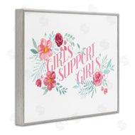 Grace Popp | Girls Support Girls Pink Florals