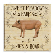 Grace Popp | Vintage Farm Pig Advertisement