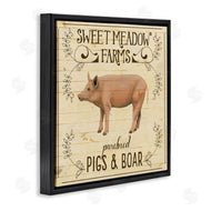 Grace Popp | Vintage Farm Pig Advertisement