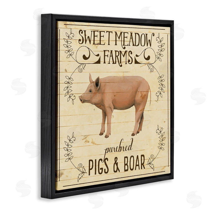 Grace Popp | Vintage Farm Pig Advertisement
