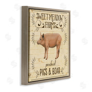 Grace Popp | Vintage Farm Pig Advertisement