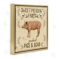 Grace Popp | Vintage Farm Pig Advertisement