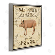Grace Popp | Vintage Farm Pig Advertisement