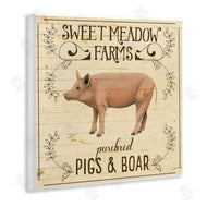 Grace Popp | Vintage Farm Pig Advertisement