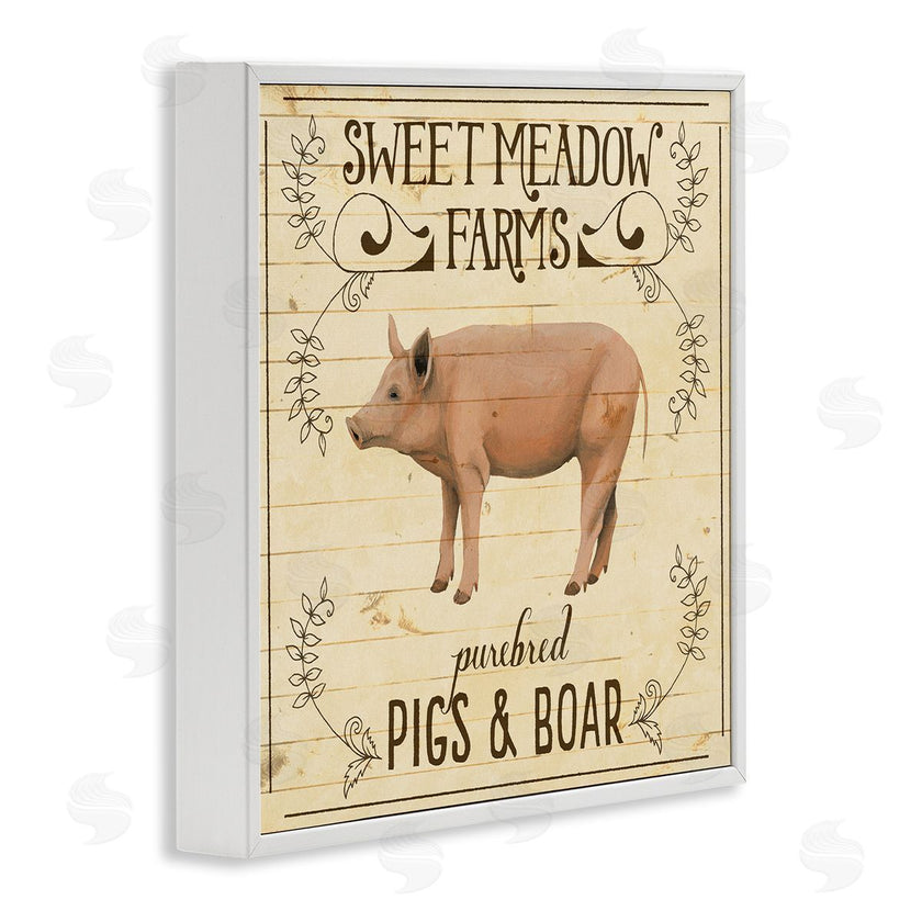 Grace Popp | Vintage Farm Pig Advertisement
