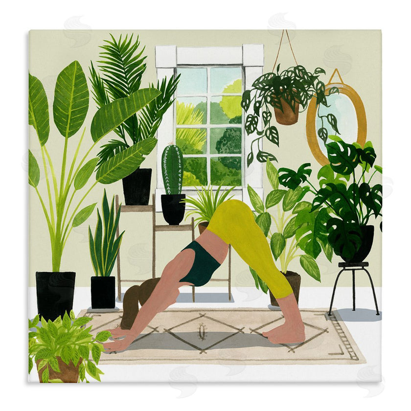 Grace Popp | Female Yoga Modern Plant Room