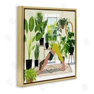 Grace Popp | Female Yoga Modern Plant Room
