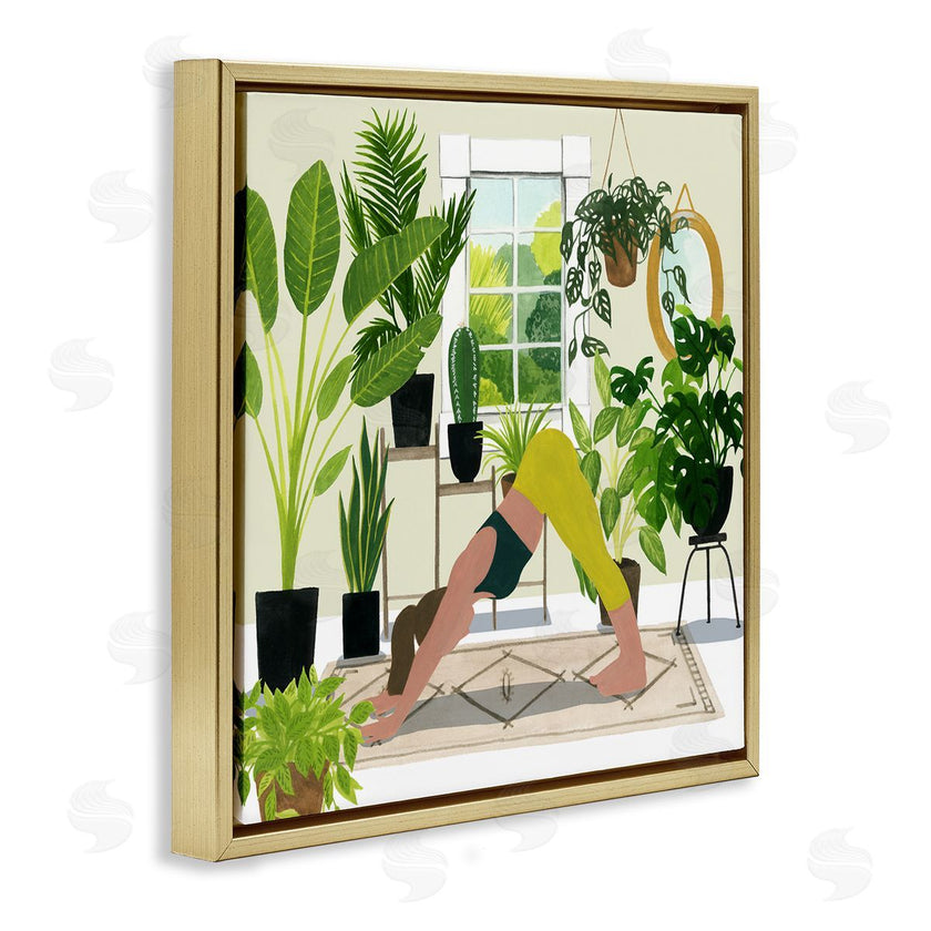 Grace Popp | Female Yoga Modern Plant Room