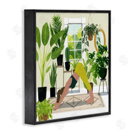 Grace Popp | Female Yoga Modern Plant Room
