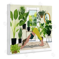 Grace Popp | Female Yoga Modern Plant Room