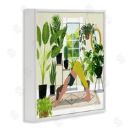 Grace Popp | Female Yoga Modern Plant Room