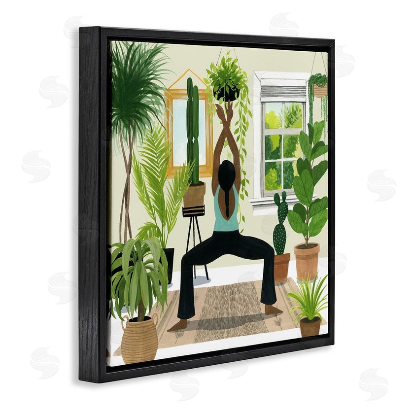 Grace Popp | Female Yoga Cactus Plant Interior