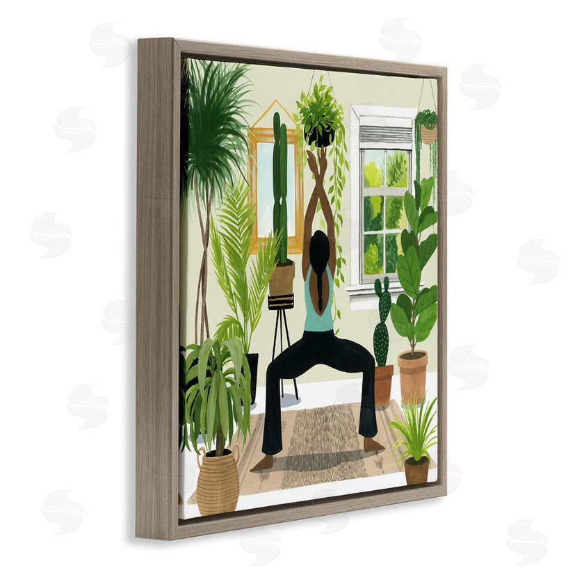 Grace Popp | Female Yoga Cactus Plant Interior