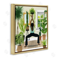 Grace Popp | Female Yoga Cactus Plant Interior