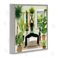 Grace Popp | Female Yoga Cactus Plant Interior